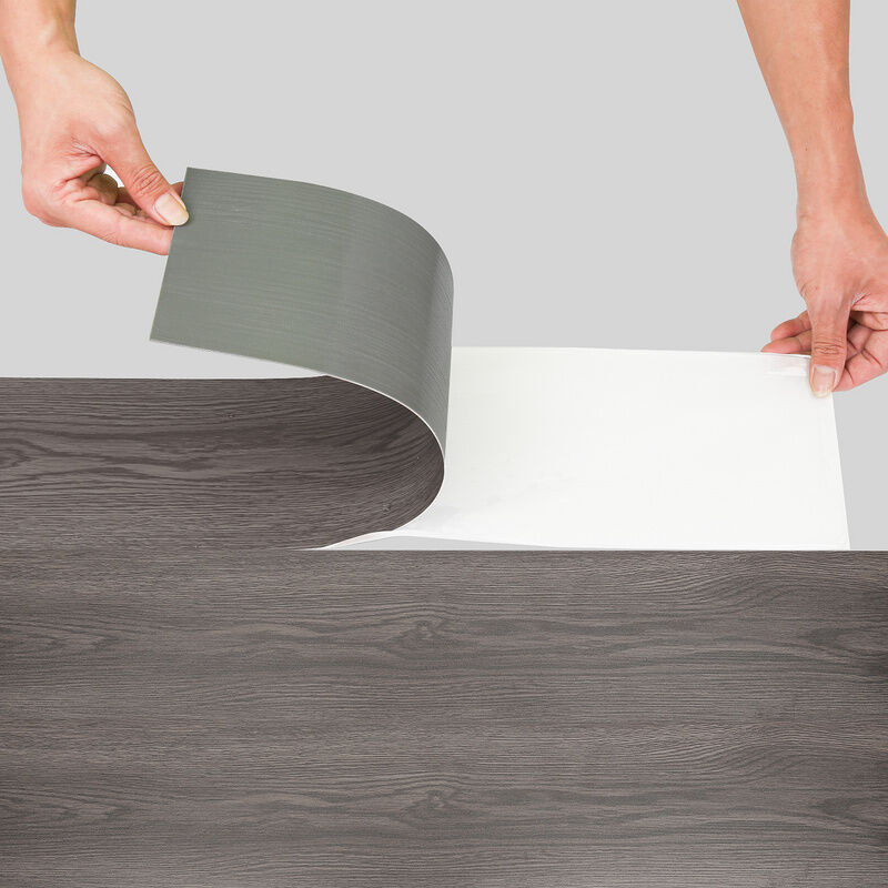 Hengda Pavimenti in PVC/tappeti per interni/pavimenti in vinile antisdrucciolo (rovere notte. circa 3m²)