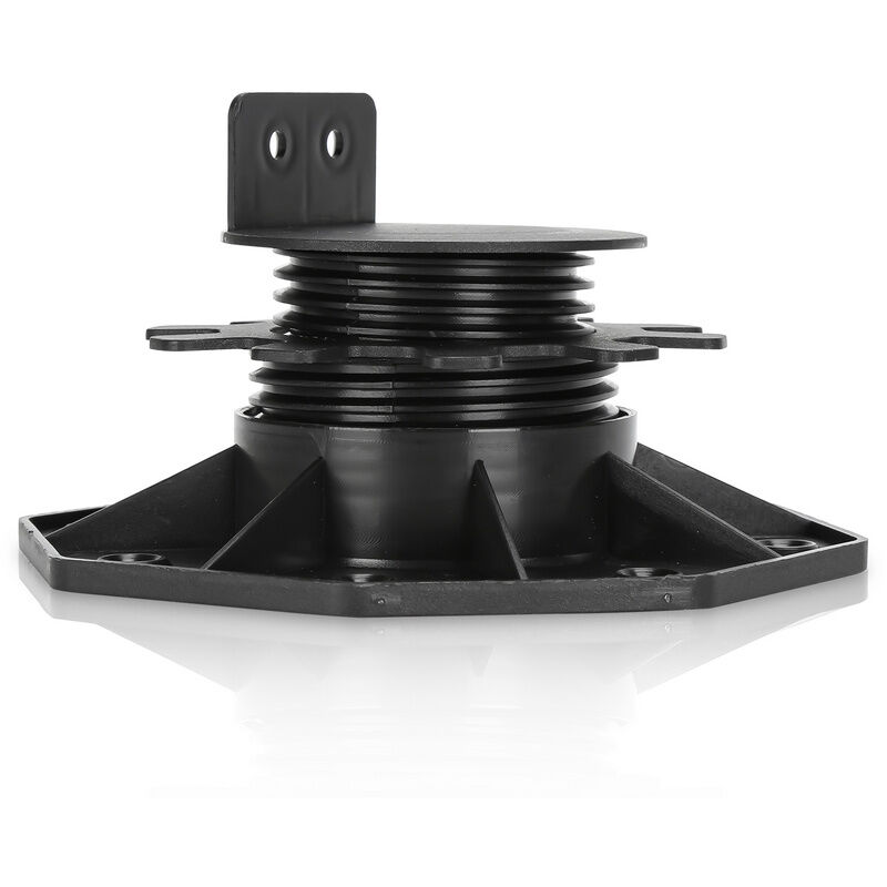 Randaco - plot réglable de 30 à 60 mm 20 Pièces pour terrasse bois et composite Socle en Plastique Roulements à Plaques Plastique wpc