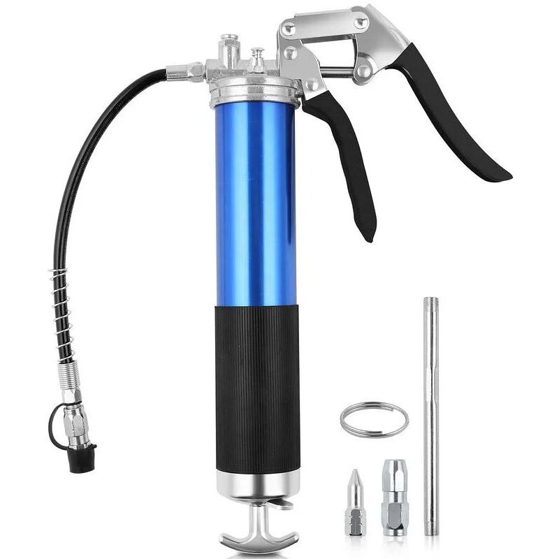 Randaco Pompe à graisse à main poignée pistolet 2 embouts inclus 8000 psi