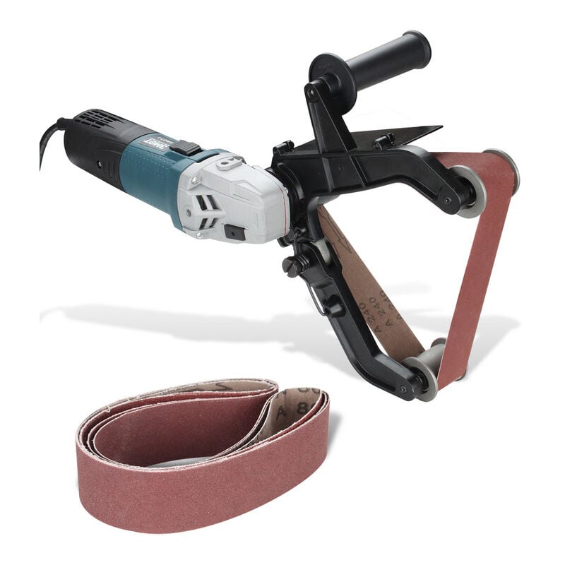 Ponceuse à bande 760mm 1300W de tuyau polisseuse 3 Tailles de grain 80/100/120