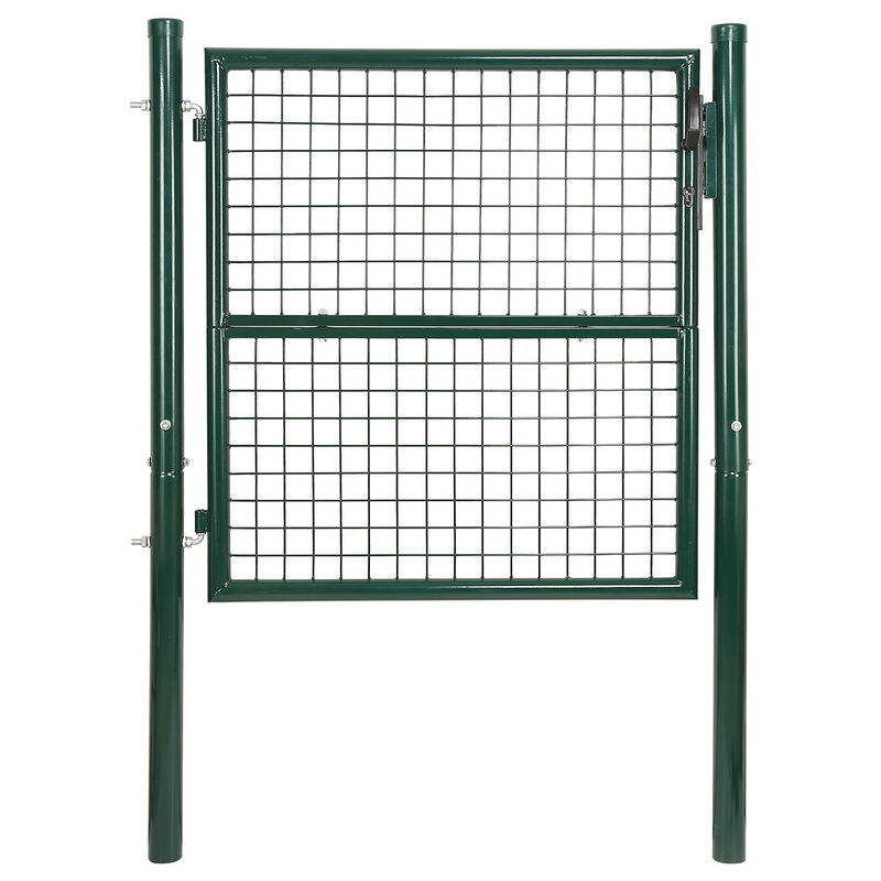 Einfeben Portillon de jardin 150 x 100 cm avec serrure maille métallique - Vert