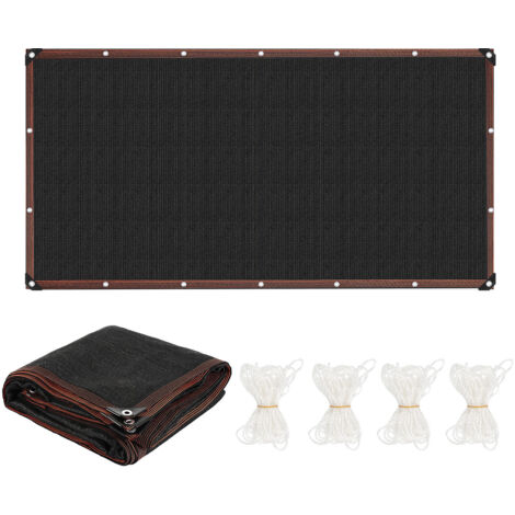 Randaco Rete ombreggiante 300x600 cm in HDPE, traspirante e resistente agli strappi, con cuciture rinforzate, per serre