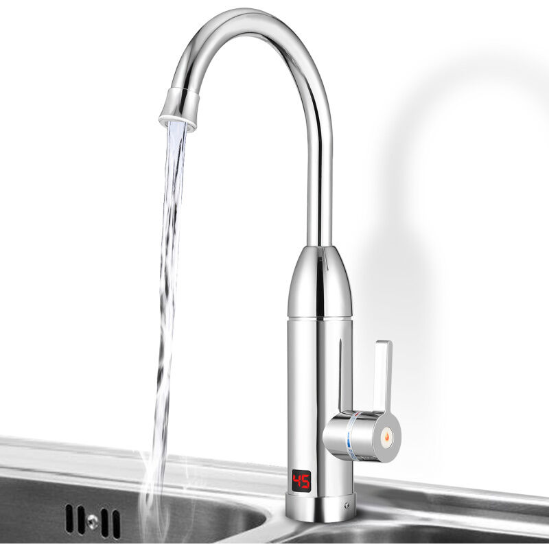 Randaco - swanew Robinet électrique 220 v avec chauffe-eau instantané 3000 w affichage de la température led chauffe-eau pour cuisine