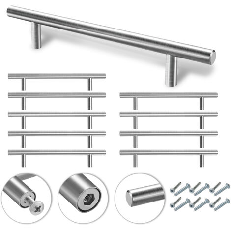 Randaco Schrankgriff Möbelgriffe Küchengriffe Türgriff Küchengriff 156x96x12MM 10 Stück