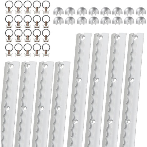 Randaco Set de rail, Aluminium, Arrimage du chargement, 8×1M