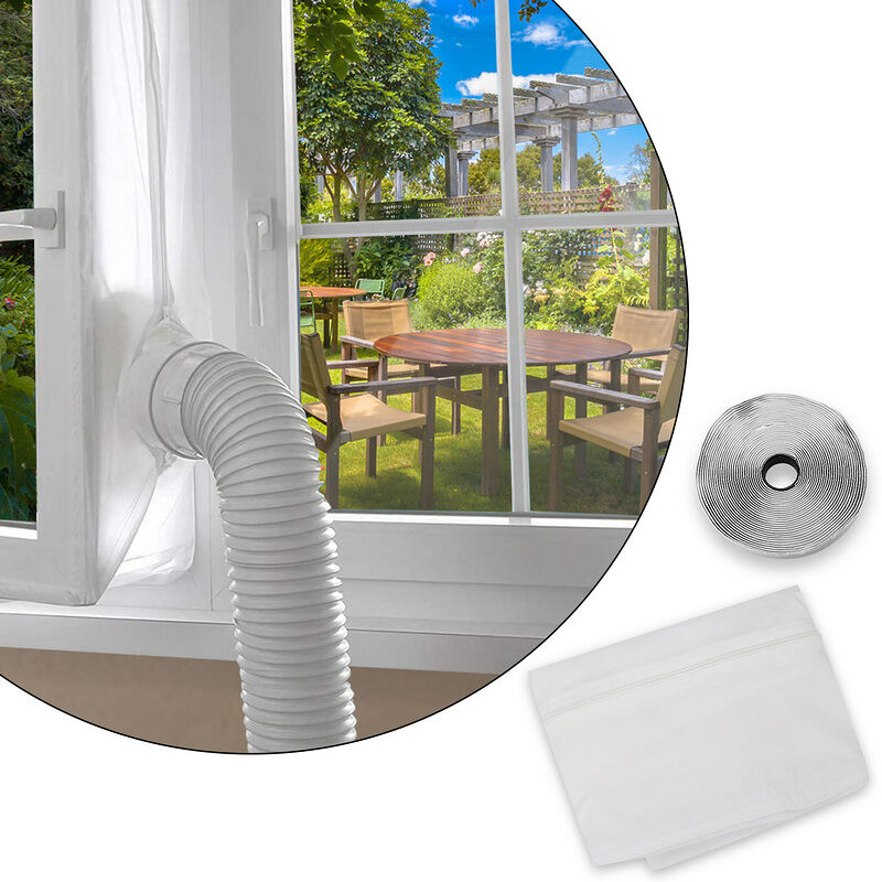 Image of Sigillatura del finestrino clima di scarico di scarico dell'aria per i condizionatori di aria mobile Accessori del condizionatore di aria calda