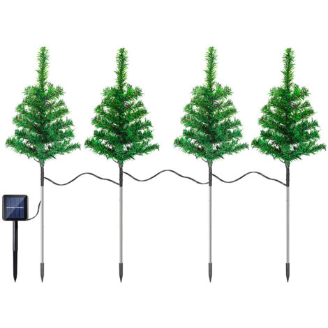 Randaco Solar Weihnachtsbeleuchtung mit 8 Leuchtmodi 4W Garten Party Nachbildung Weihnachtstag,Party Solaire Extérieur