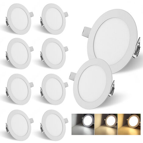 x3 Spots LED encastrables pour salle de bain (étanche) - XANLITE