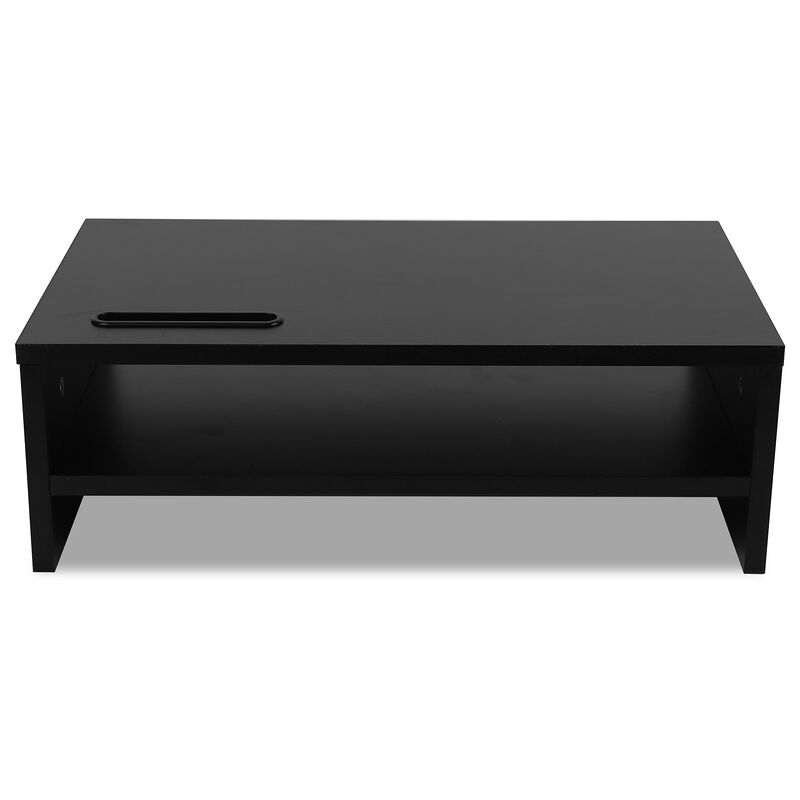 Randaco - Hengda Support d'écran d'ordinateur support de moniteur réhausseur pour moniteur de séparation. longueur 42 cm - Noir