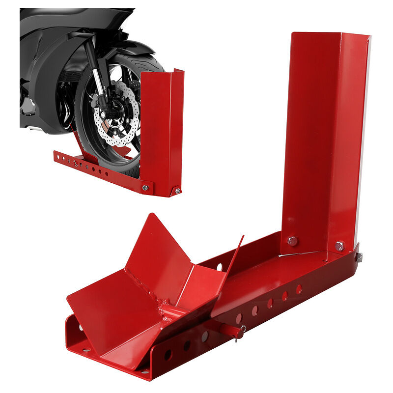 Support de moto pour Roue arrière Pied de montage Support de roue Aide au Montage Arrière