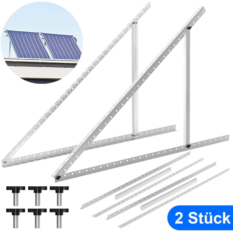 Randaco - einfeben Support de panneau solaire 41 pouces, 2 paires de support de module solaire universel 104 cm
