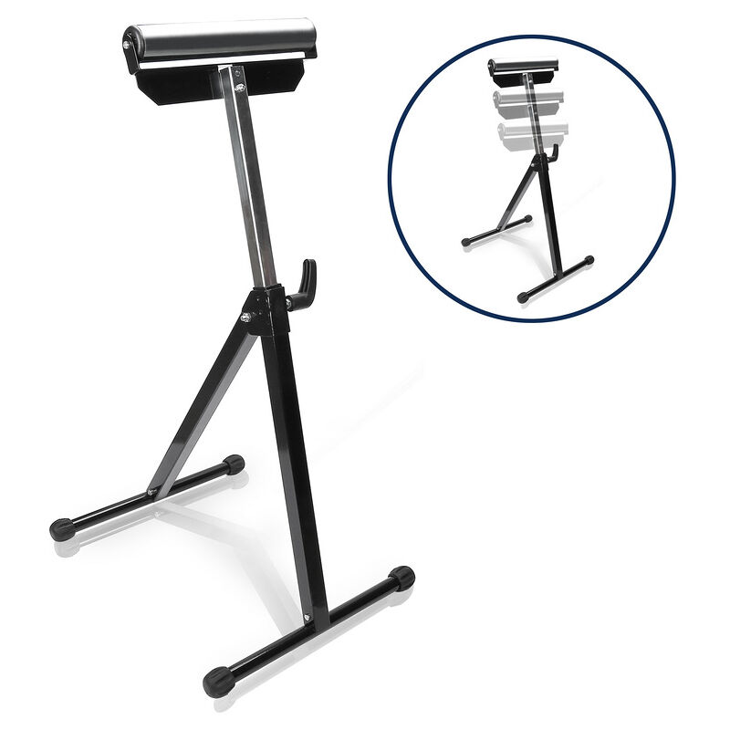 Randaco support à rouleaux Tréteau roulant Tréteau pliant Tréteau de travail jusqu'à 60 kg