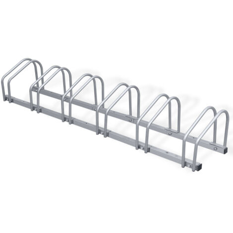Randaco Supporto per biciclette in bicicletta supporto per l'installazione porta biciclette per più ruote mtb per 6 biciclette