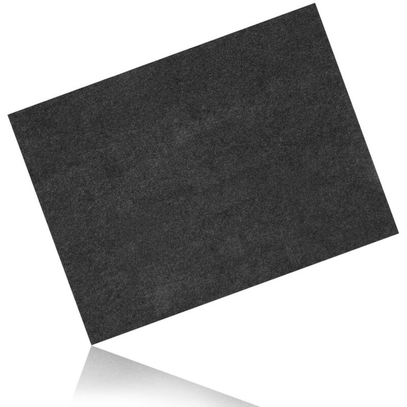 Randaco - einfeben Tapis de barbecue Tapis Barbecue Sol D'extérieur Tapis de barbecue et plancha gris 90x120cm