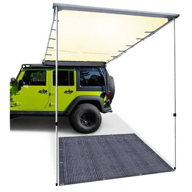 Randaco - einfeben Tapis de tente Auvent tapis étanche camping tapis tente sol extérieur tente bâche pique-nique couverture caravane 300x500CM
