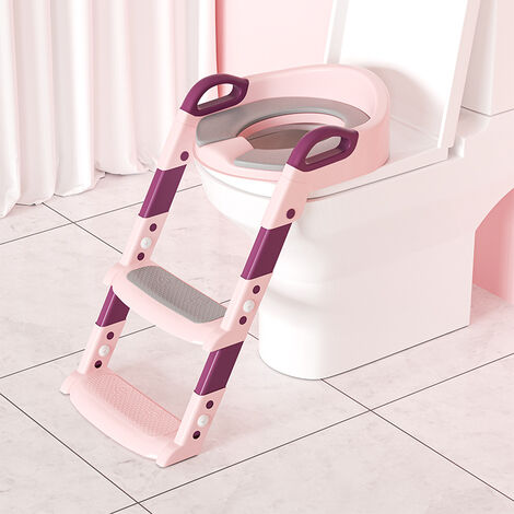 Randaco Toilet trainer scale sedia da toilette per bambini vasino sedile  del water con scale