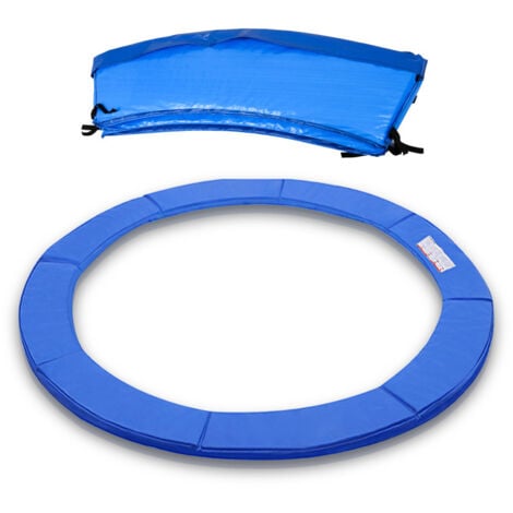 Randaco Trampoline bord couvre trampoline ressort housse de protection latérale ø244cm Bleu