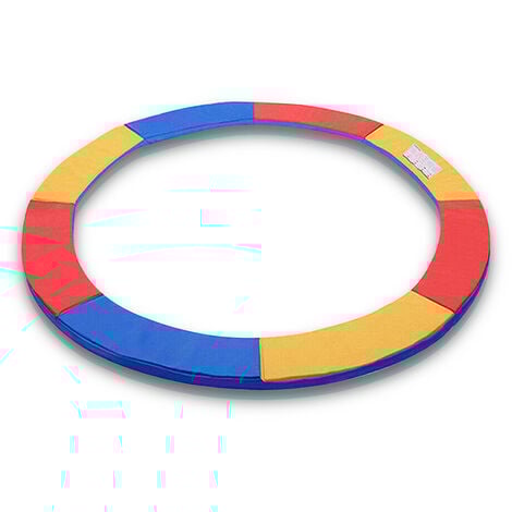 Randaco Trampoline bord couvre trampoline ressort housse de protection latérale ø244cm Coloré