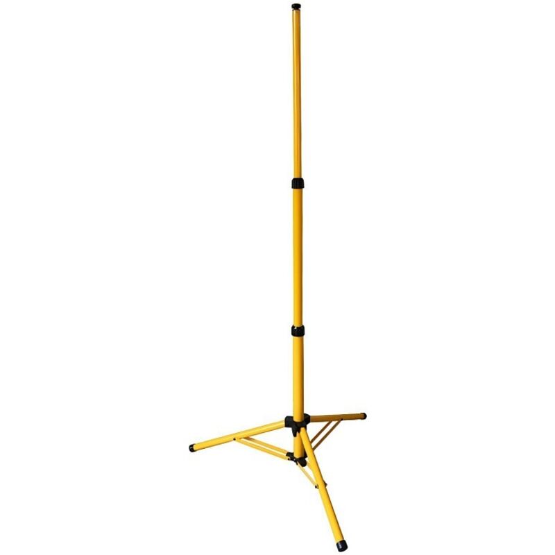 Randaco Trépied de chantier,Jaune Trépied pour projecteur LED, Projecteur de chantier à LED trépied ajustable