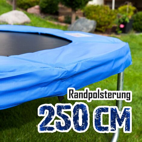 Randpolsterung Gepolsterte Federabdeckung Rahmenpolsterung für 250cm Trampoline Breite 30cm Stärke 18mm