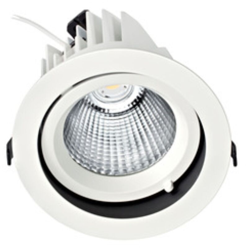 spot encastré à led - aric randy 4 - 38w - 3000k - 70d - blanc - aric 50194