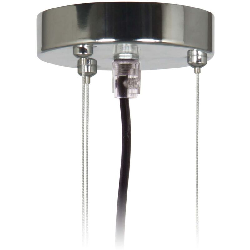 

Kit de suspensión colgante plateado metálico 11x11x105 cm - Smartwares