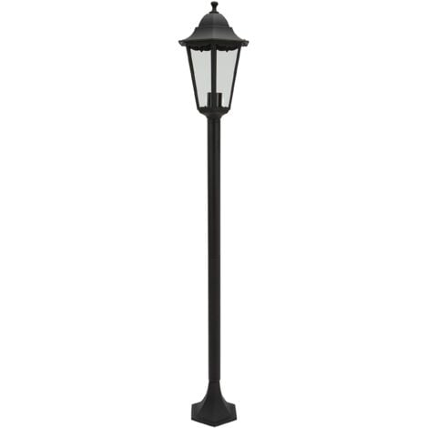Ranex Classico Lampada da Terra in Alluminio E27, Nero, 125 x 23 x 23 centimeters, 10.009.16 (5000.037)