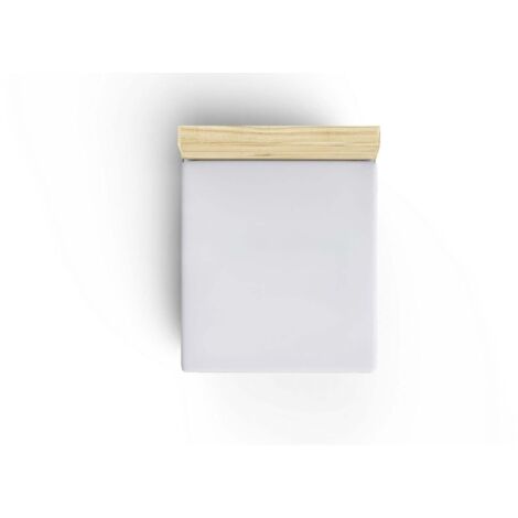 Ranforce Double XL Fitted Sheet (ES) 140 x 200+30 cm 100% Algodón Blanco
