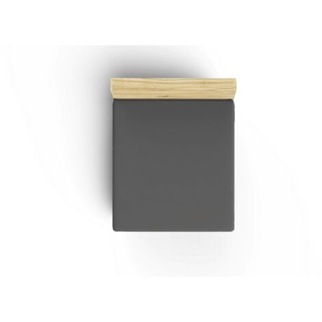 Ranforce Double XL Fitted Sheet (ES) 140 x 200+30 cm 100% Coton Anthracite