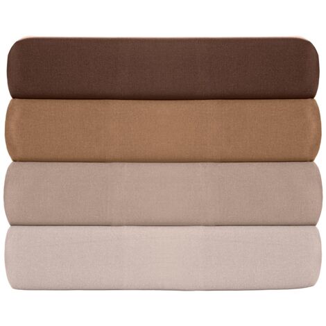 Ranforce King Fitted Sheet (ES) 100% Cotone RANFORCE Marrone scuro
