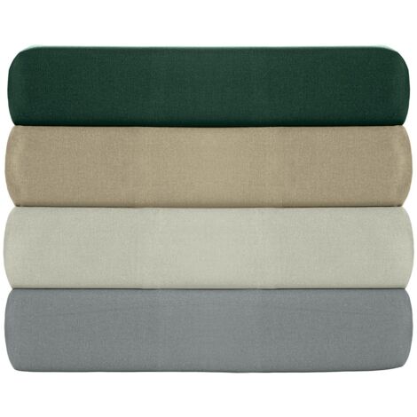 Ranforce King Fitted Sheet (ES) 100% Cotone RANFORCE Verde scuro