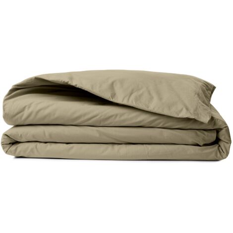 Ranforce King Quilt Cover (FR) 100% Algodón RANFORCE Beige