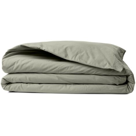 Ranforce King Quilt Cover (FR) 100% Coton RANFORCE Vert