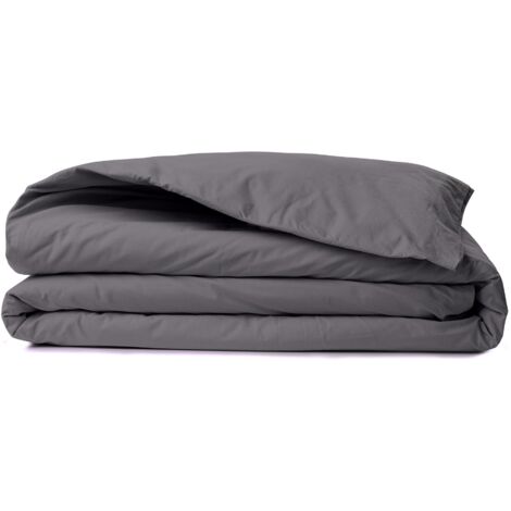 Ranforce King Quilt Cover (FR) 100% Cotone RANFORCE Grigio