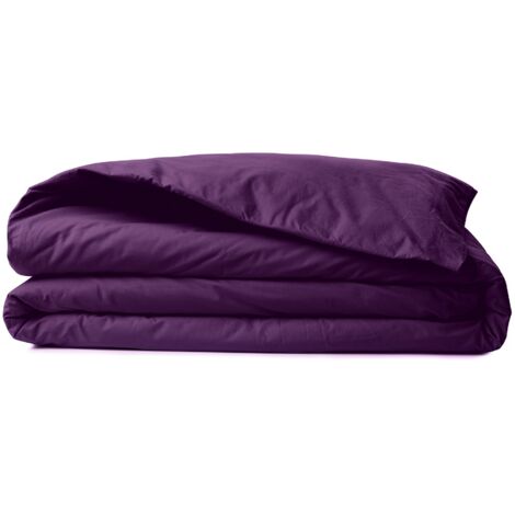 Ranforce King Quilt Cover (FR) 100% Cotone RANFORCE Viola