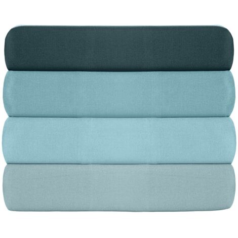 Ranforce Super King Fitted Sheet (ES) 100% Algodón RANFORCE Azul petróleo