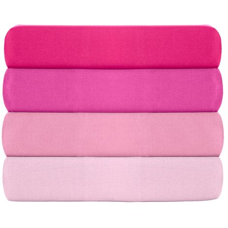 Ranforce Super King Fitted Sheet (ES) 100% Cotone RANFORCE Dusty Rose