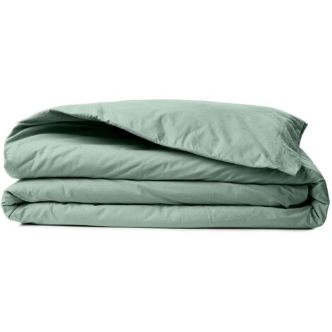 Ranforce Super King Quilt Cover (FR) Verde