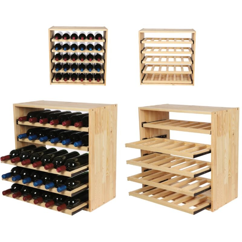 Levigne - Range Bouteille 5 Rayons Glissière