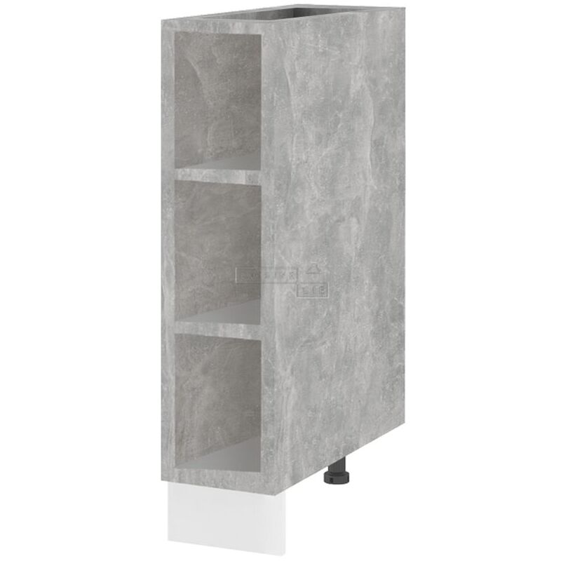 Range bouteille Bellissi Beton Naturel l 20 cm