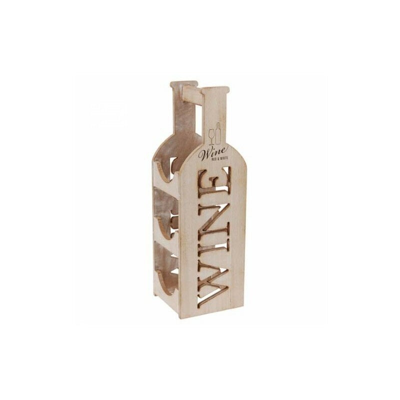 QEM - Range bouteilles décoratif en bois