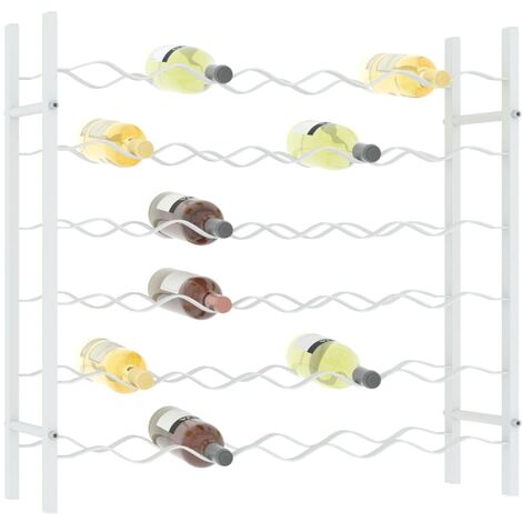 Range bouteilles en métal KOMA – 36, 48 ou 96 bouteilles 36-Blanc-Nombre de bouteilles 36