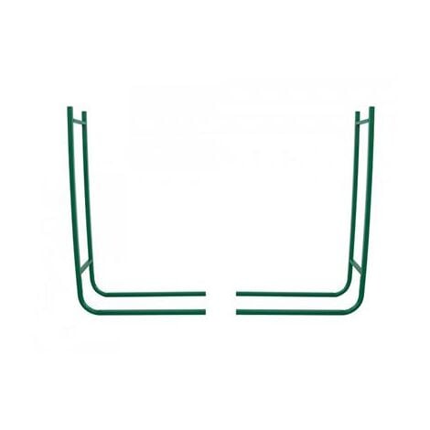 Range-bûches métal en 2 partie démontable hauteur 95cm