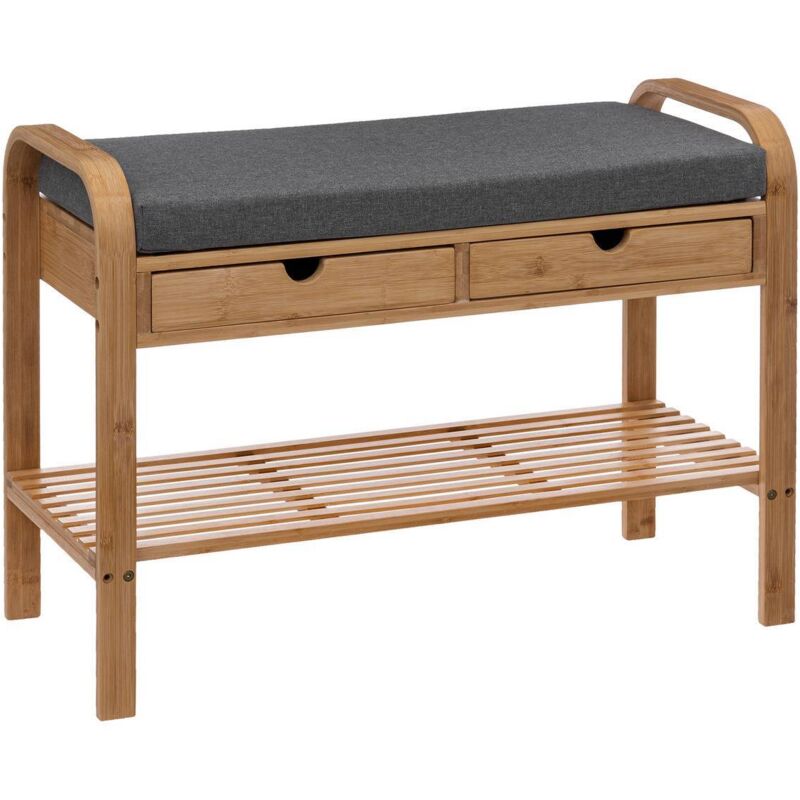 5five Simply Smart - Banc Range Chaussures 2 tiroirs Bambou Five