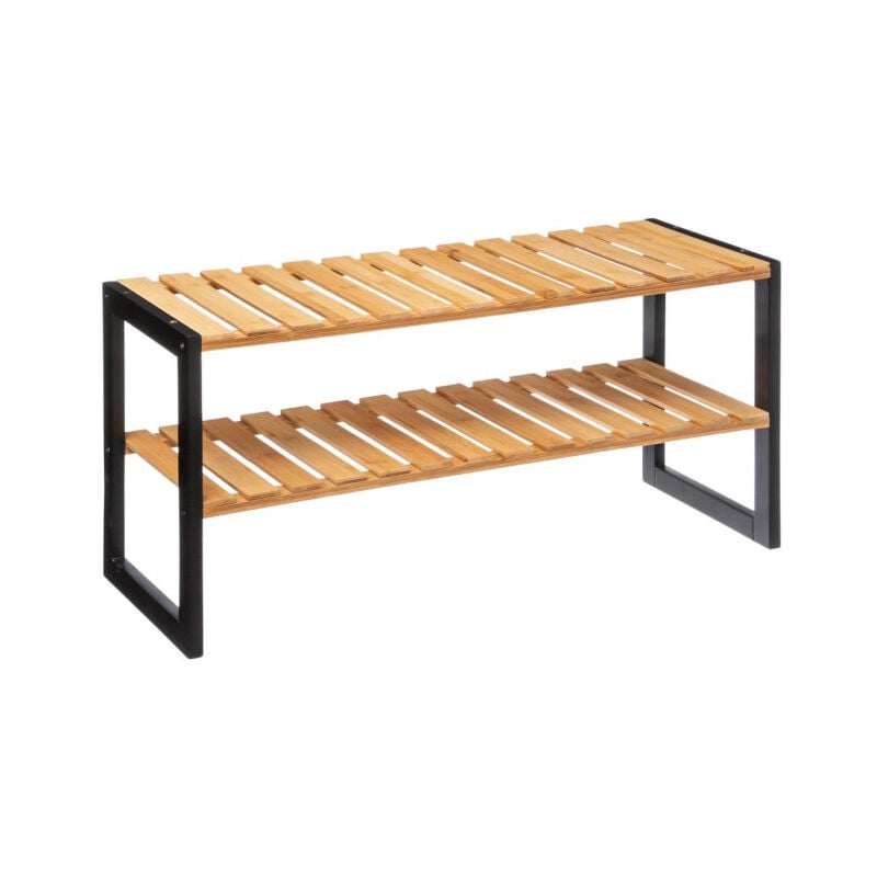 Five Simply Smart - Range-Chaussures 6 Paires 'Bambou' 70cm Naturel