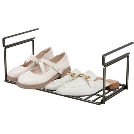 Range-chaussures coulissant, plateau sous-meuble, rangement pour chaussures d'entrée