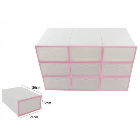 Range-chaussures Organisateur Avec Cubes 9 Compartiments 9 Paires De Chaussures Boîte De Conteneur 70520