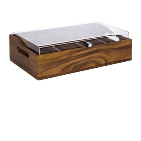 Range Couverts Bois avec Couvercle 510x280 mm - APS