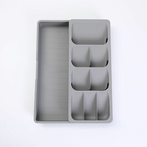 Range-couverts extensible 6 compartiments de 29 à 48 cm Drawer Store™ 