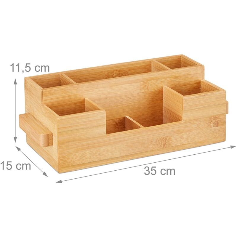 Helloshop26 - Range couverts ustensiles pour serviettes couverts en bambou